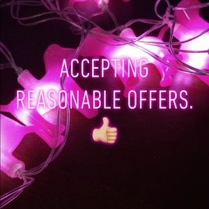 Accepting Reasonable Offers. 🛍 ... 👍🏼